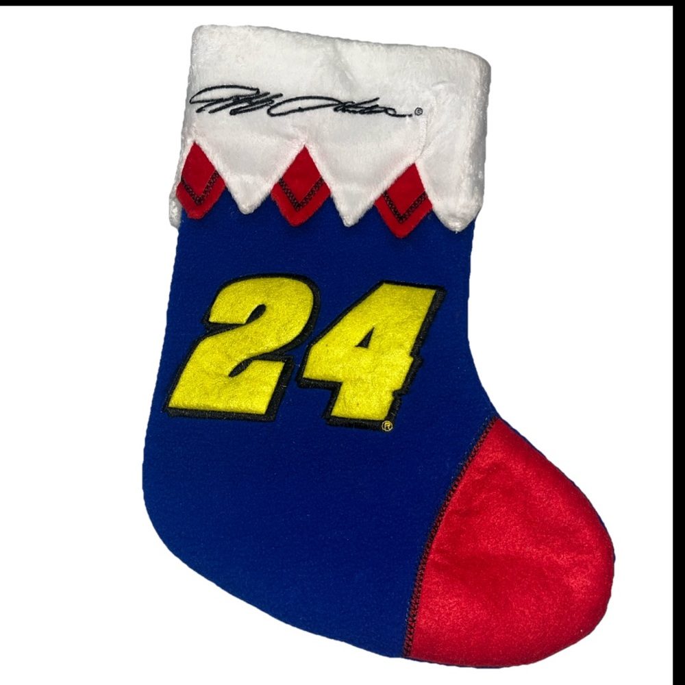 NWT vintage Jeff gordan #24 Nascar racing christmas stocking mantle decor